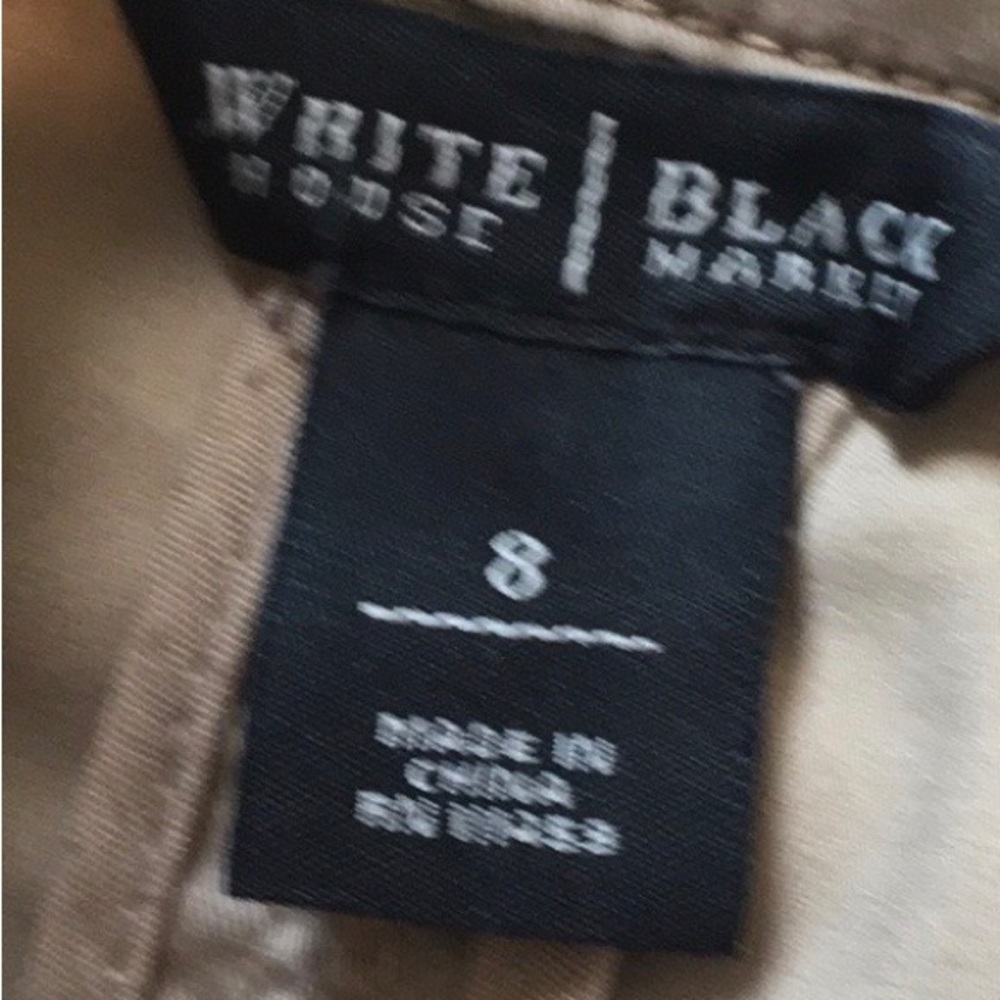 White House Black Market Tan
Tailored Cropped Button-Front Jacket - Picture 9 of 10